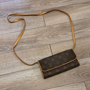 Louis Vuitton Brown Monogram Wristlet